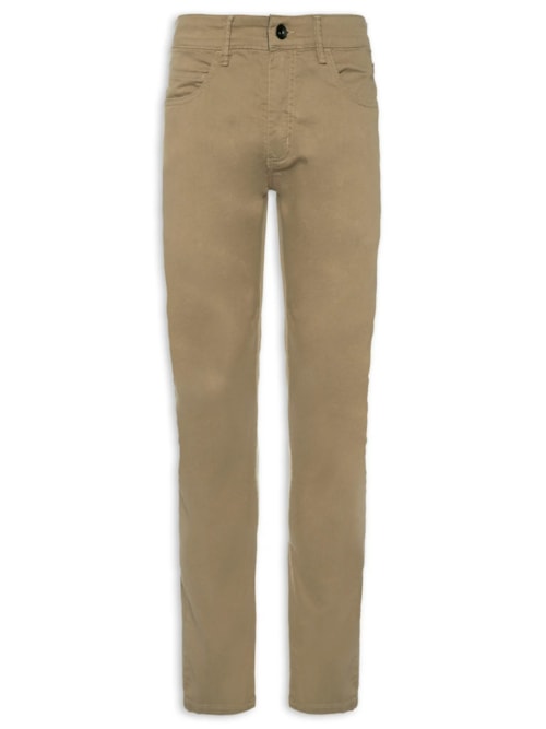 Calça Masculina Skinny Color Pf - Bege
