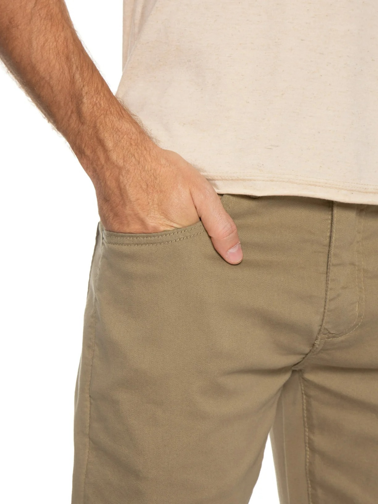 Calça Masculina Skinny Color Pf Bege Reserva