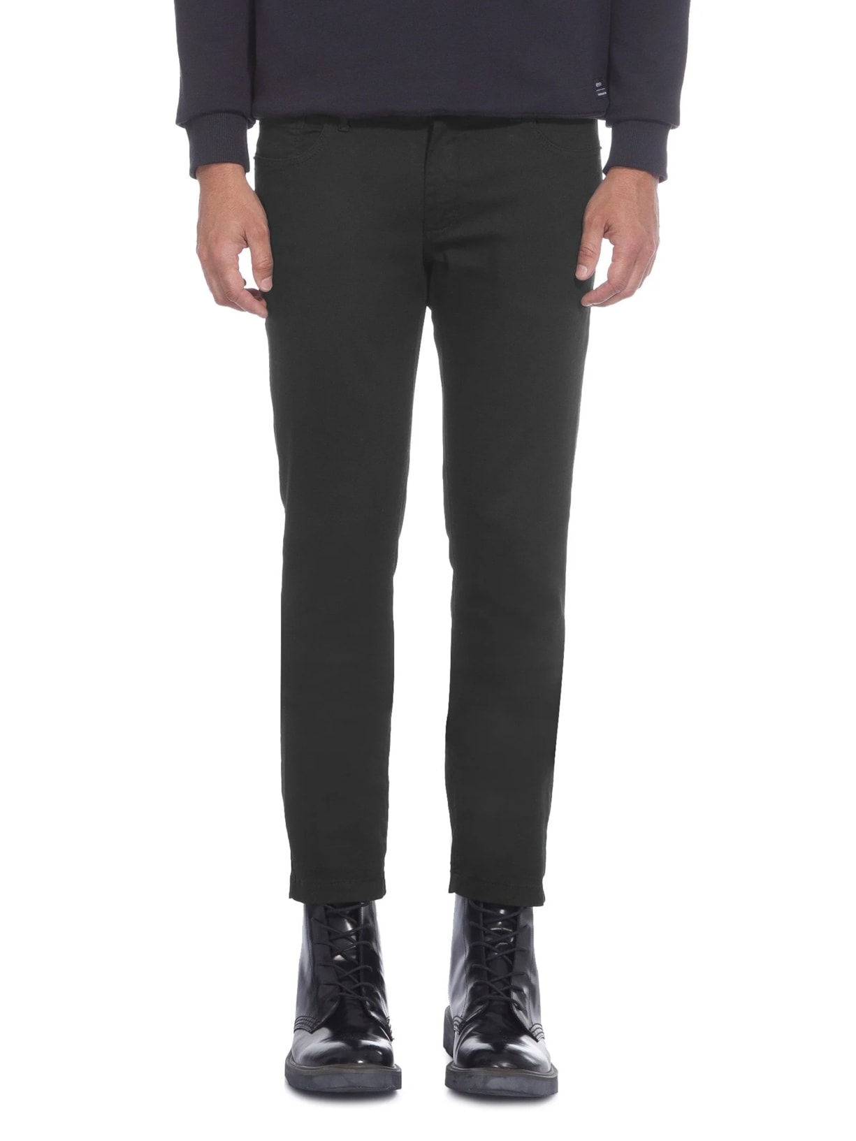 Calça Masculina Skinny Color Preto Reserva