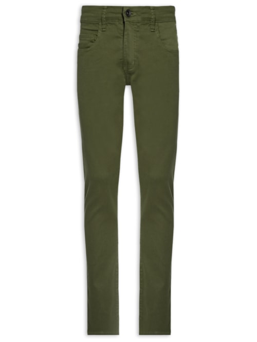 Calça Masculina Skinny Color - Verde