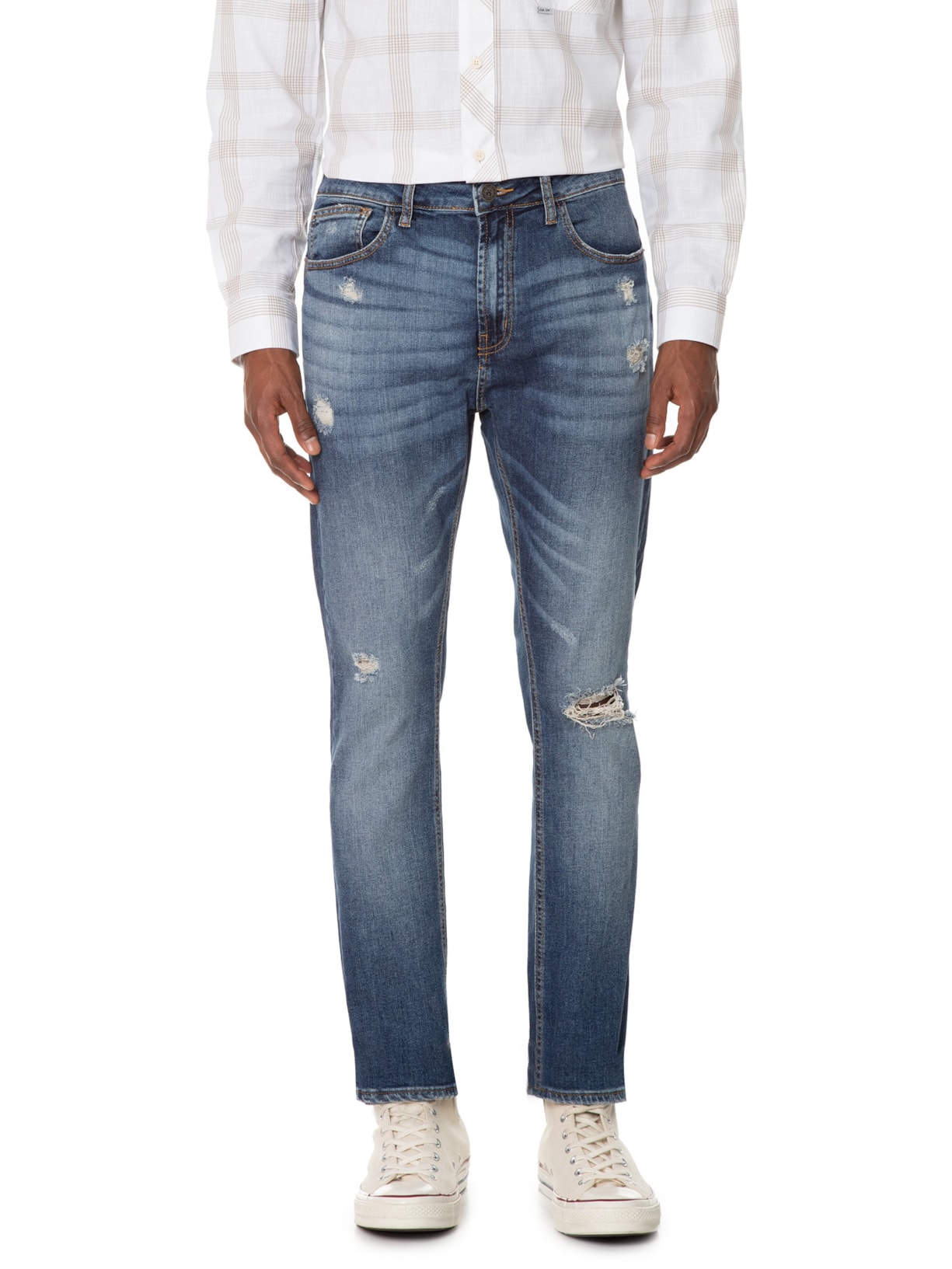 Calça Masculina Skinny Dallas Azul John John