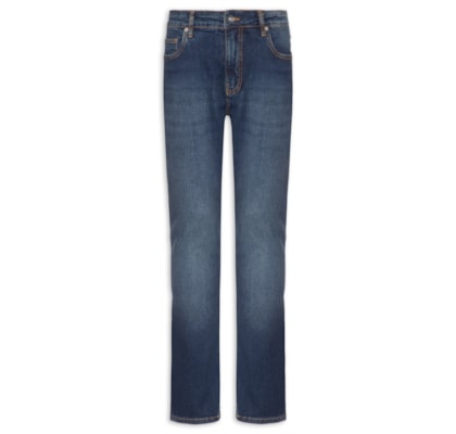 Calça Masculina Skinny Jeans Onda Média - Azul