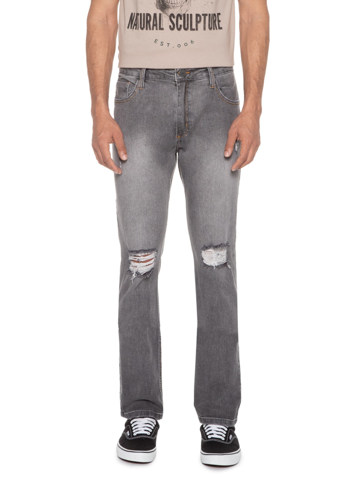 Calça Masculina Skinny Saraievo Cinza John John