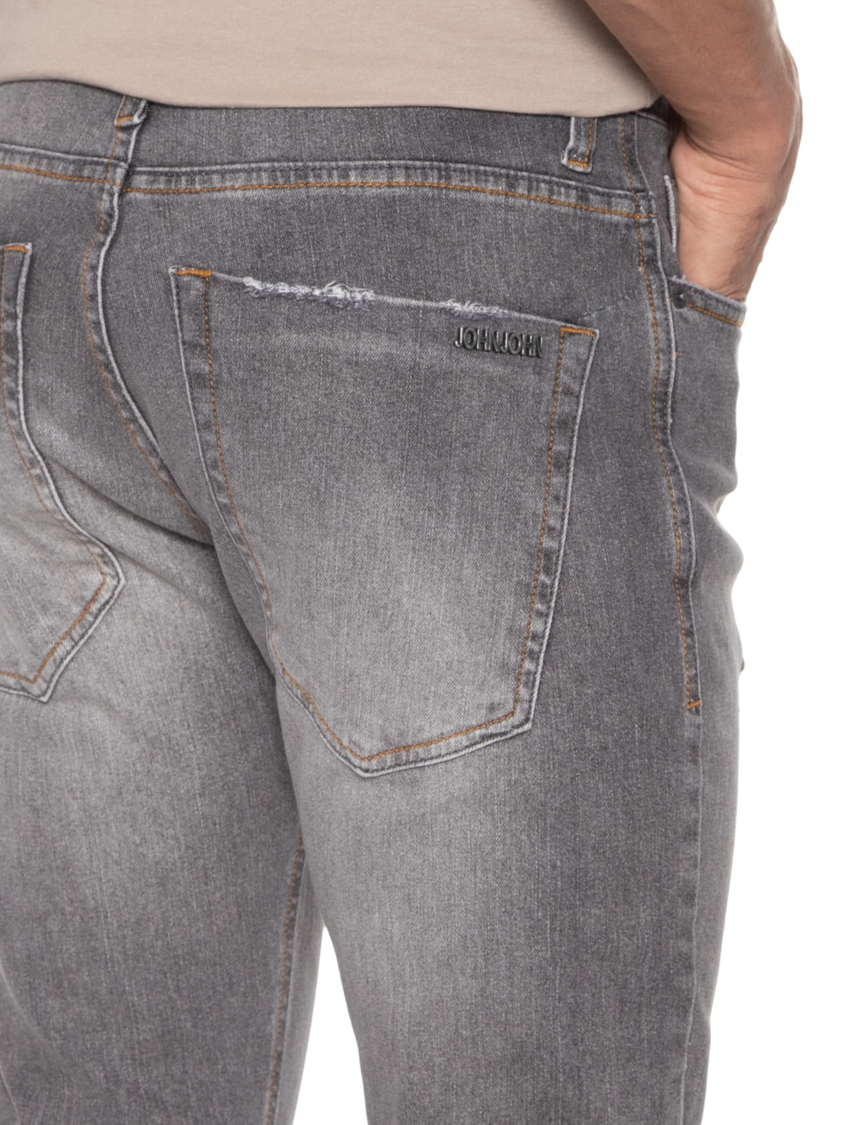 Calça Masculina Skinny Saraievo Cinza John John