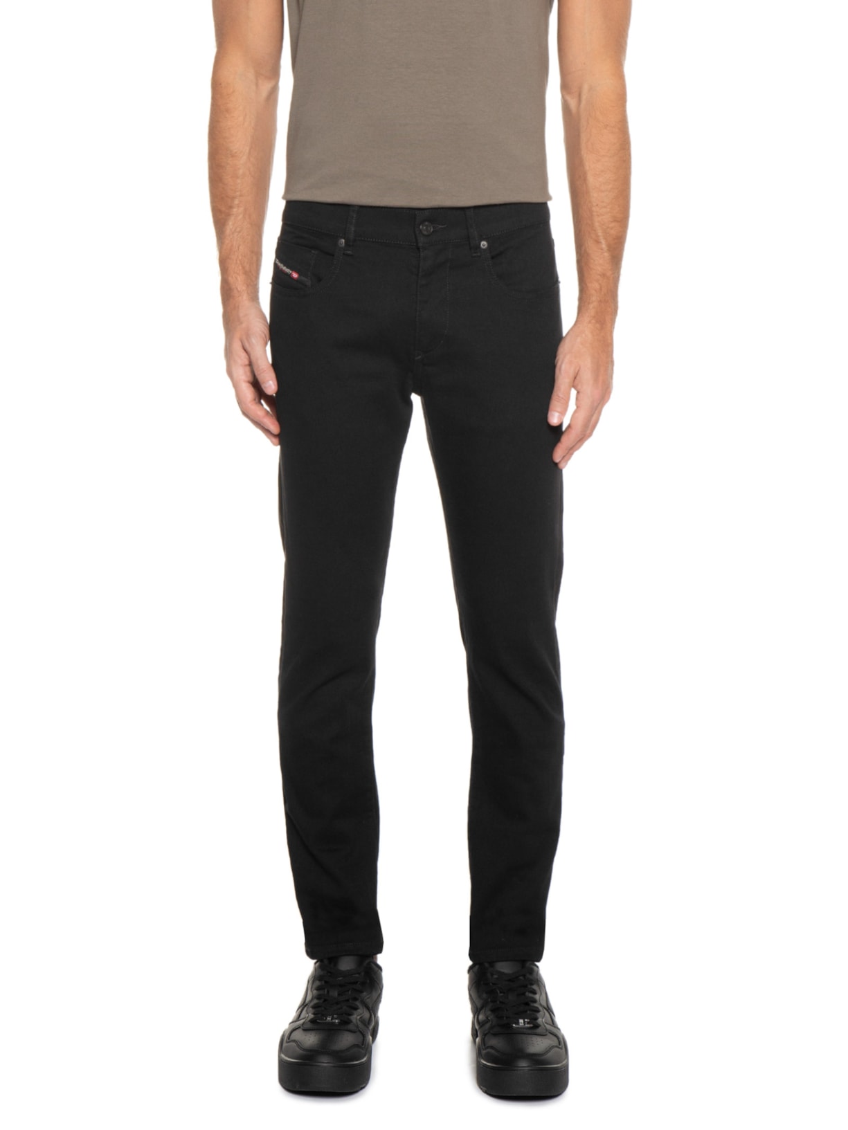 Diesel Calça Masculina Slim 2019 D-strukt Preto - Main Image