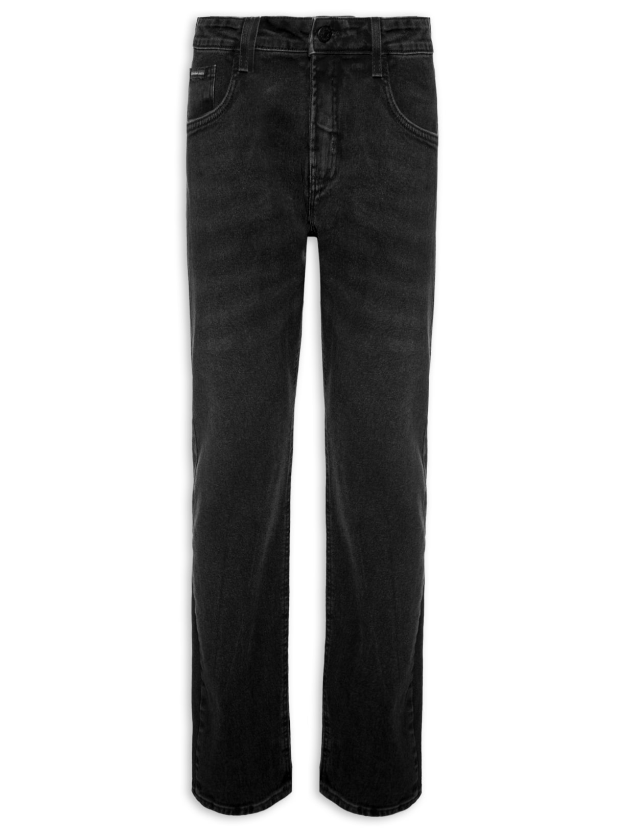 Calça Masculina Slim 5 Pockets - Preto