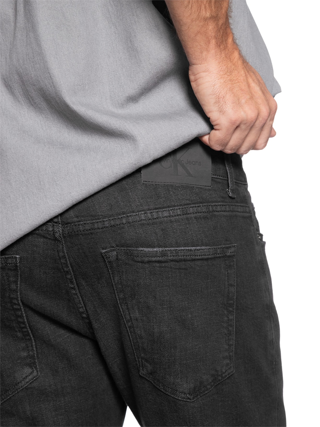 Calça Masculina Slim 5 Pockets Preto Calvin Klein Jeans