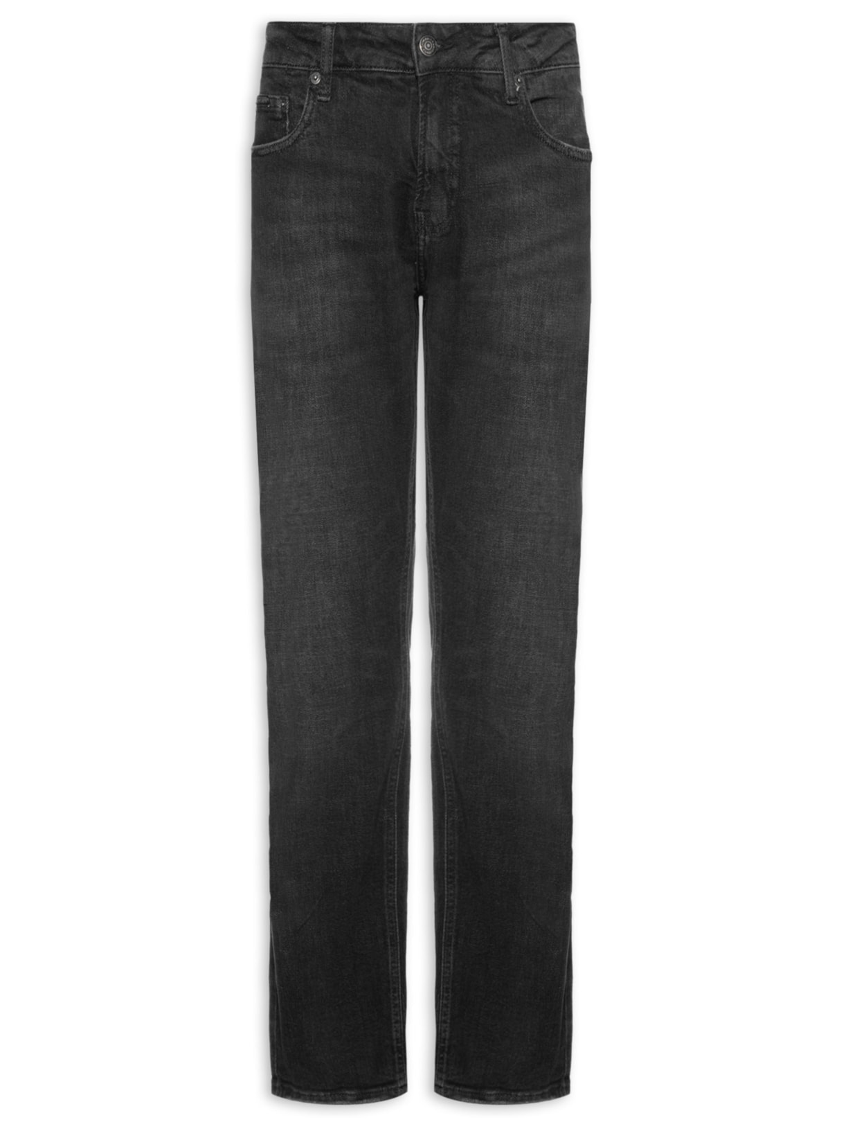 Calça Masculina Slim 5 Pockets - Preto