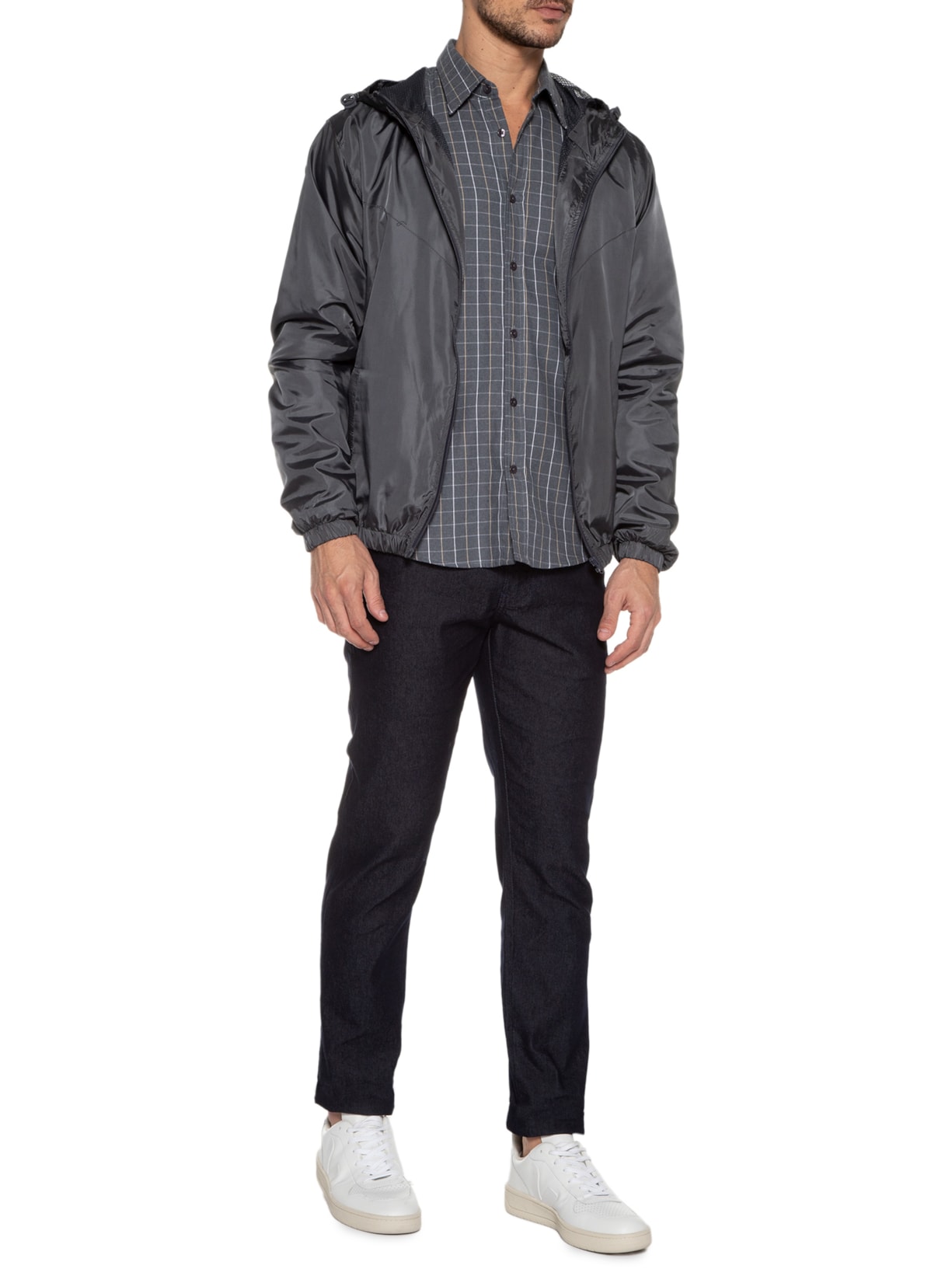 Calça Masculina Slim Azul '2 Essential