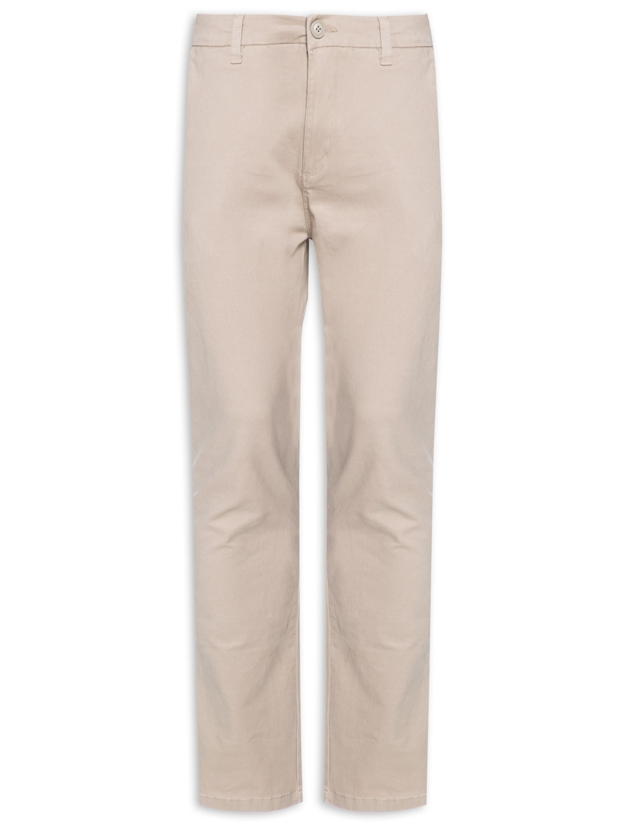 Calça Masculina Slim - Bege