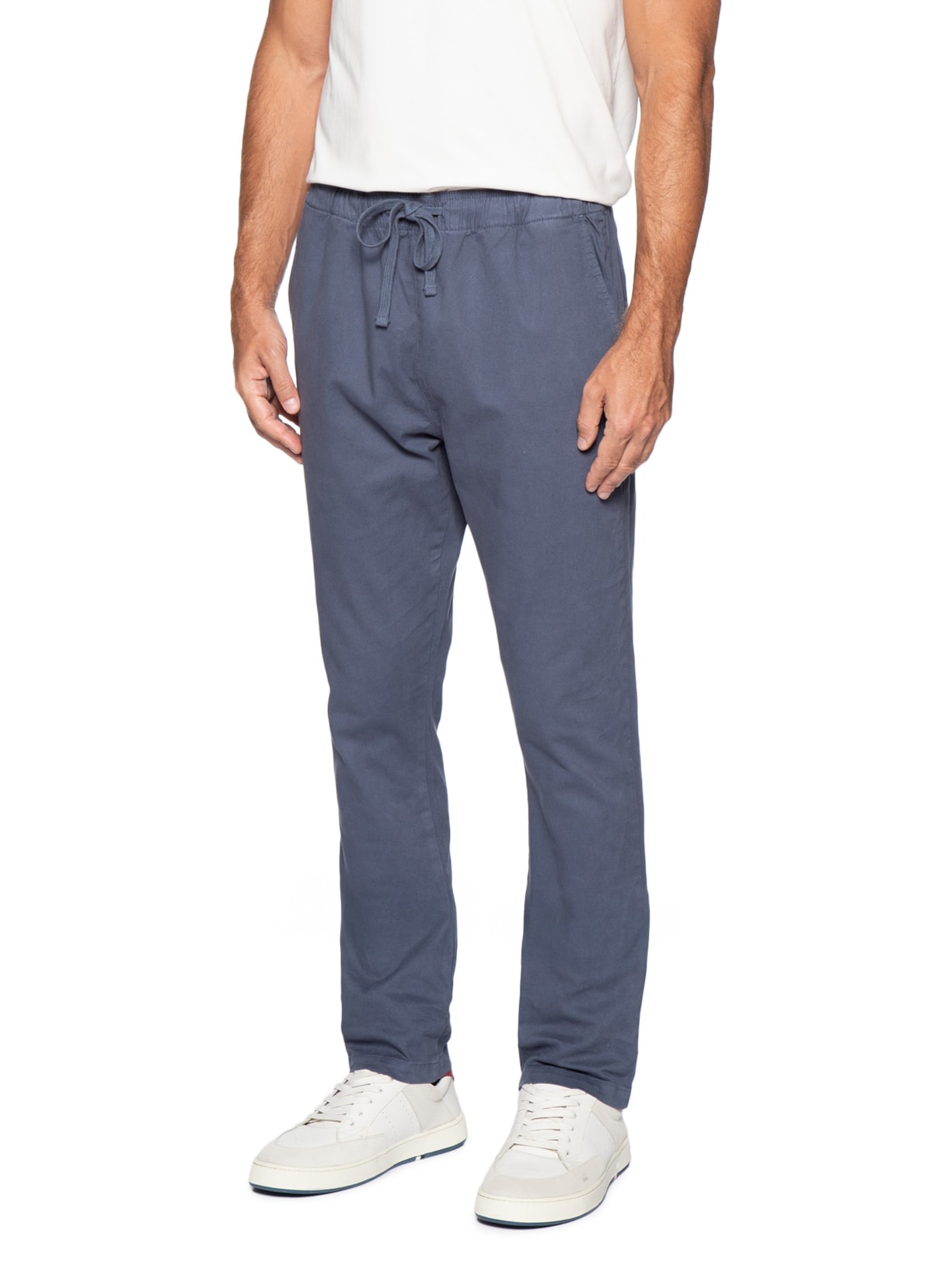 Calça Masculina Slim Casual Pier Azul Foxton