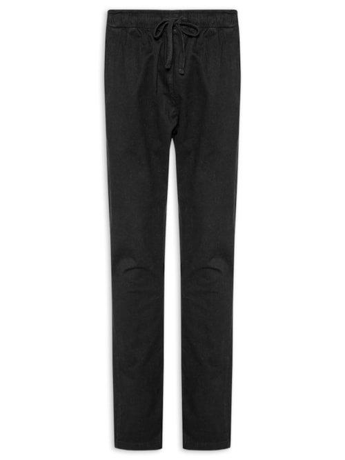 Calça Masculina Slim Casual Pier - Preto