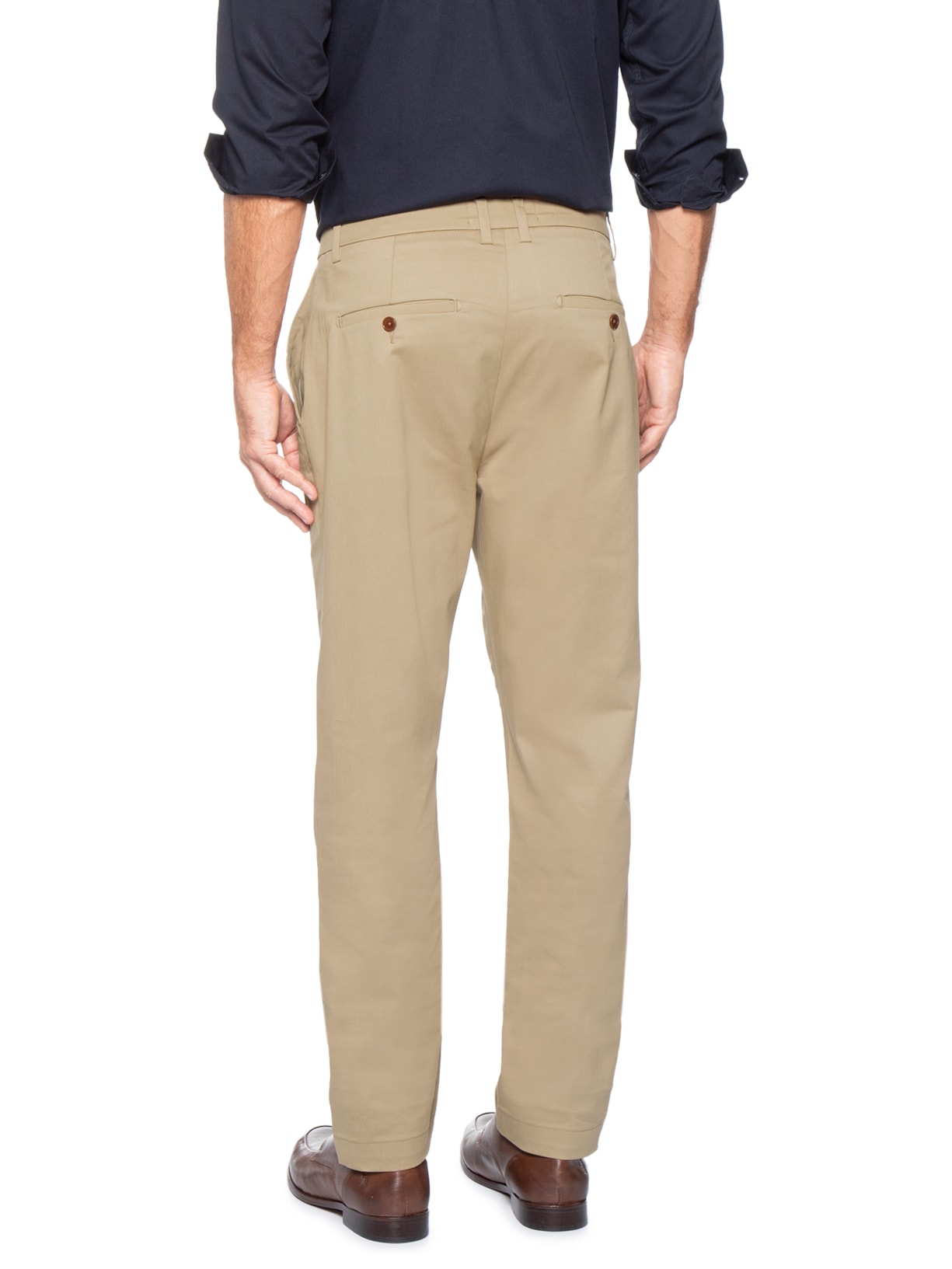 Calça Masculina Slim Chino Bege Oficina Reserva