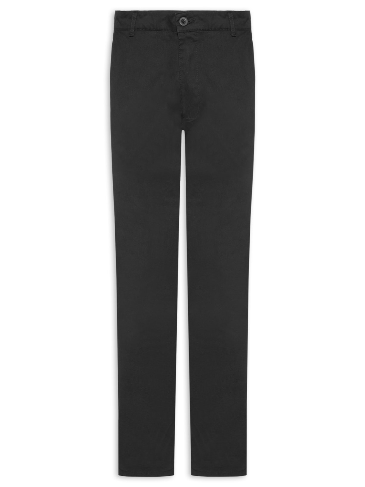 Calça Masculina Slim Chino Color Preto Basiq Men