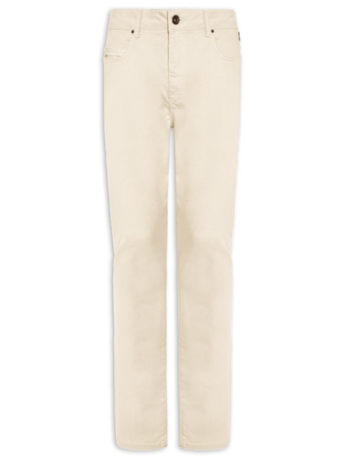 Calça Masculina Slim Color - Bege