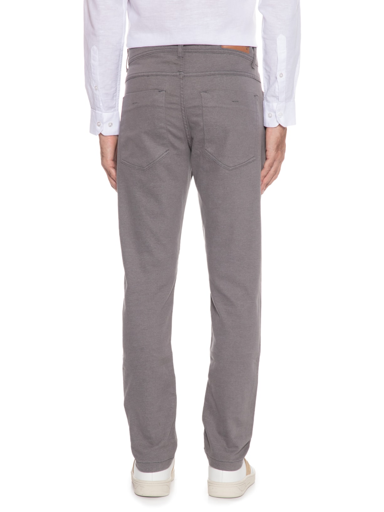 Calça Masculina Slim Color Cinza '2 Essential