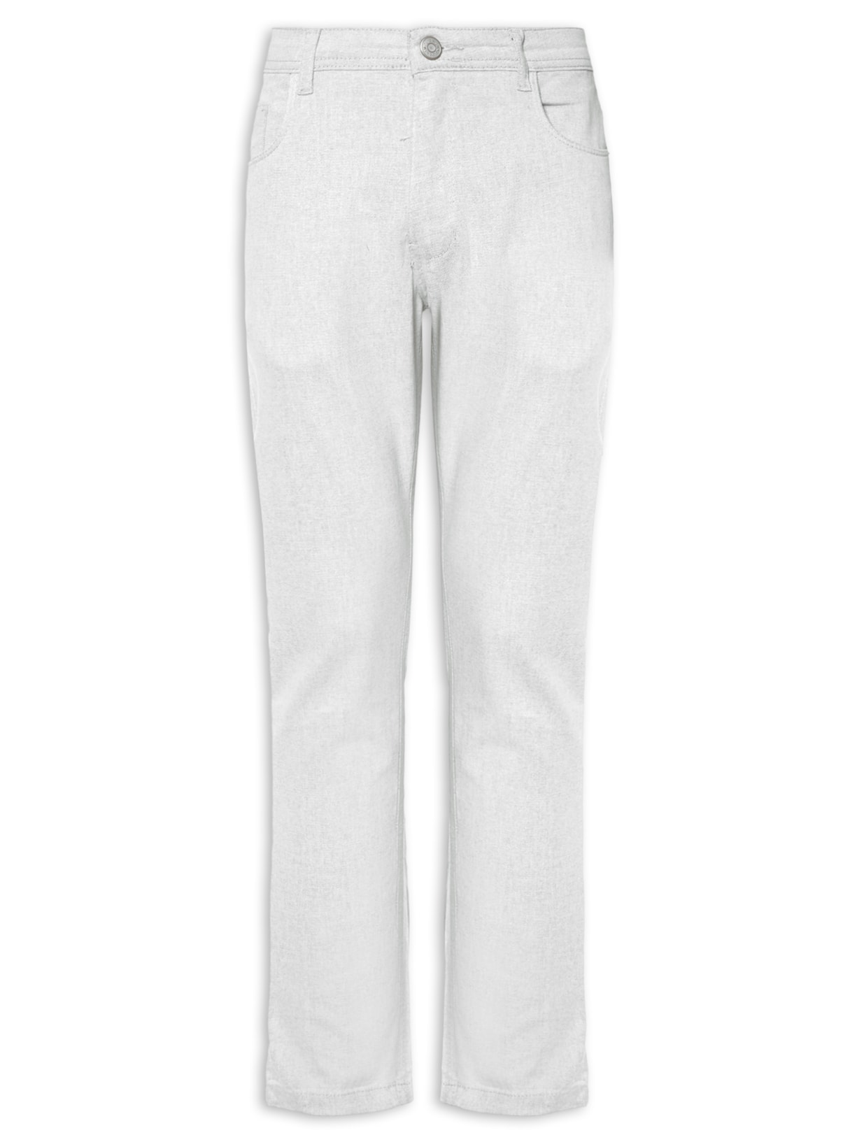 Calça Masculina Slim Color - Off White