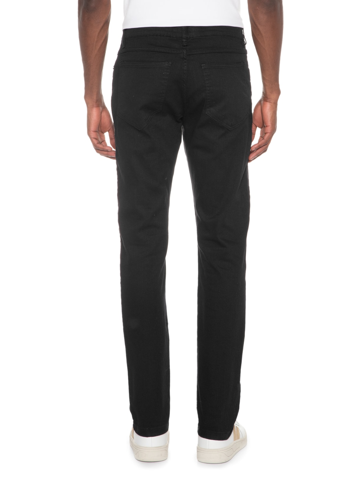 Calça Masculina Slim Color Preto '2 Essential