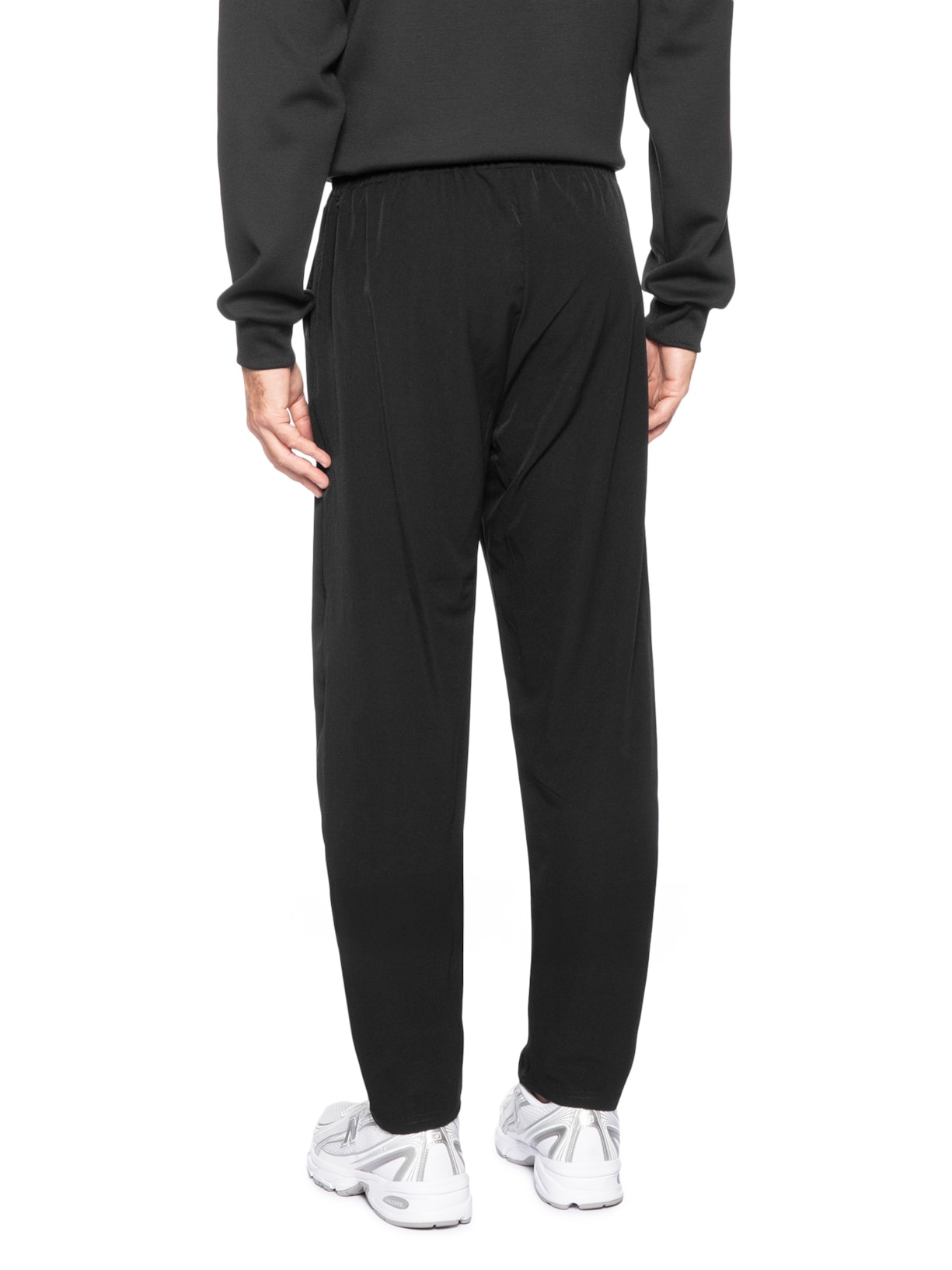 Calça Masculina Slim Com Elástico No Cós Preto Basiq Men