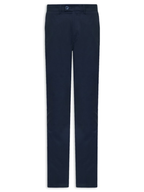 Calça Masculina Slim Cós Social - Azul