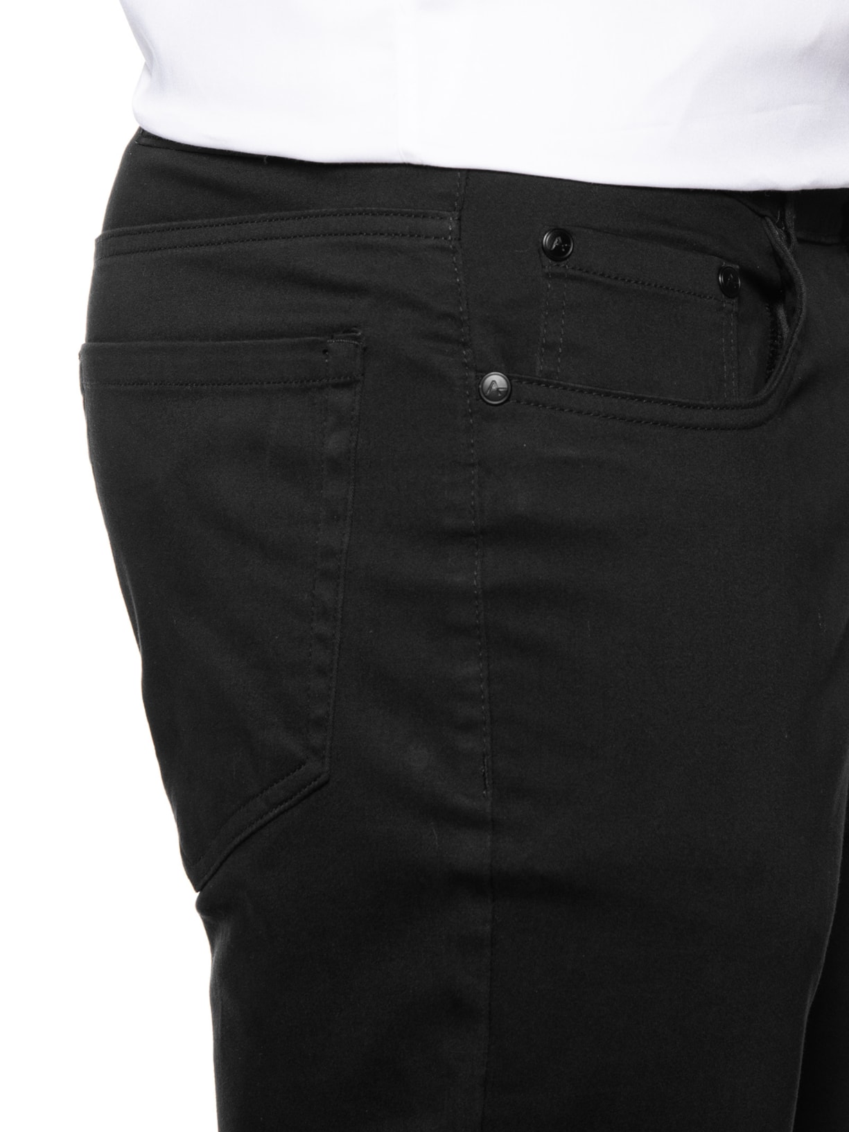 Calça Masculina Slim Fit 5 Pockets Color Preto Aramis