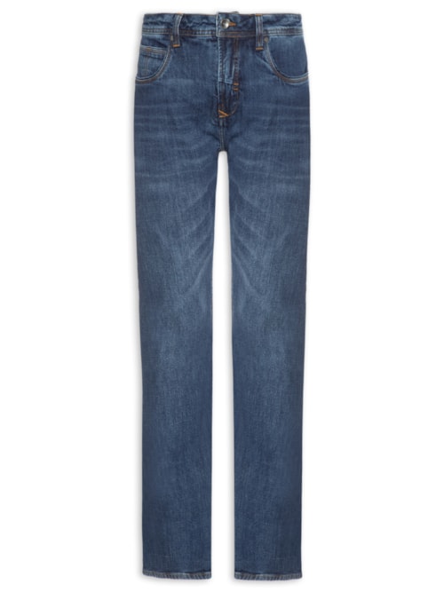 Calça Masculina Slim Fit Jeans - Azul