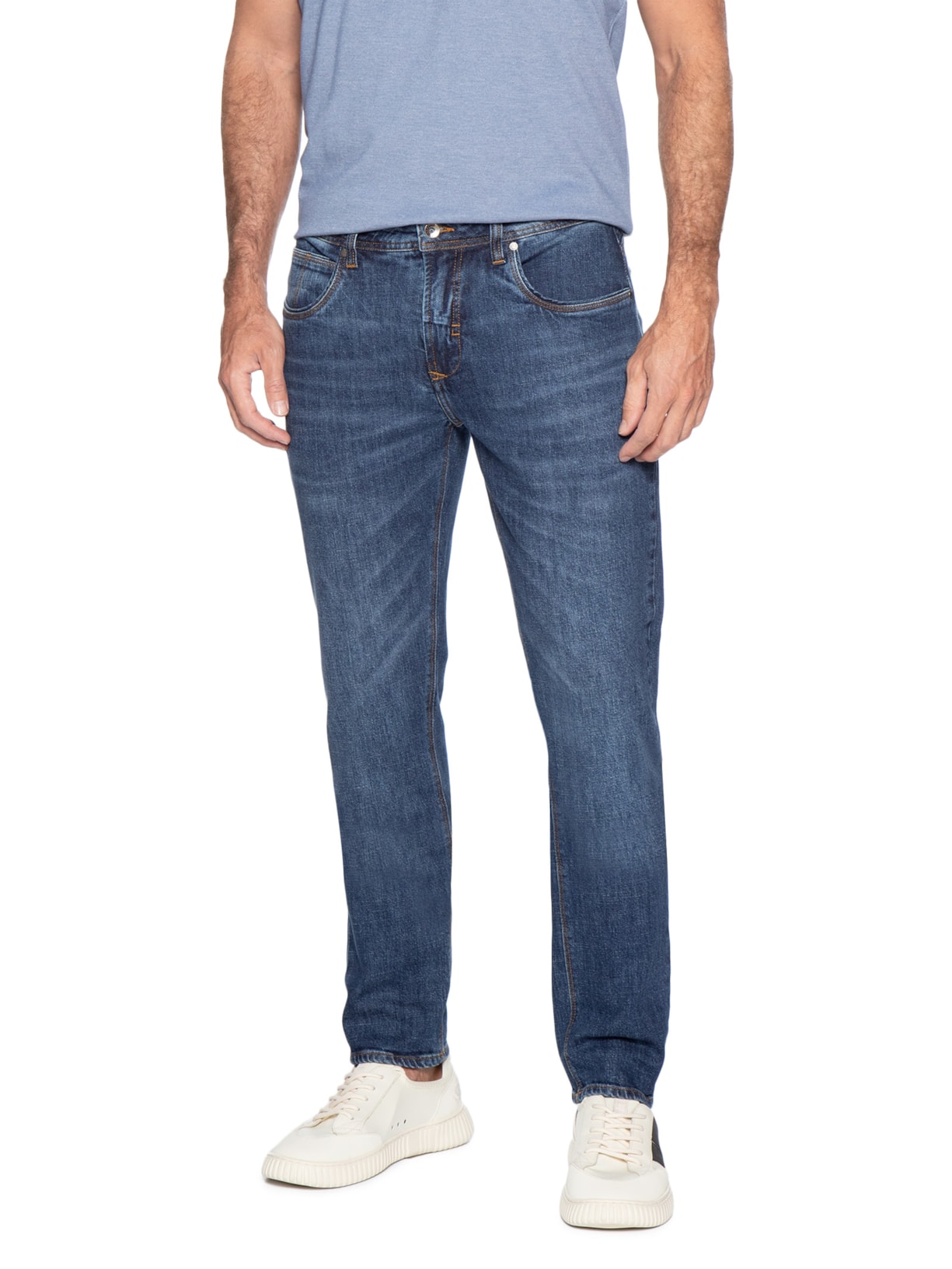 Calça Masculina Slim Fit Jeans Azul Pineapple