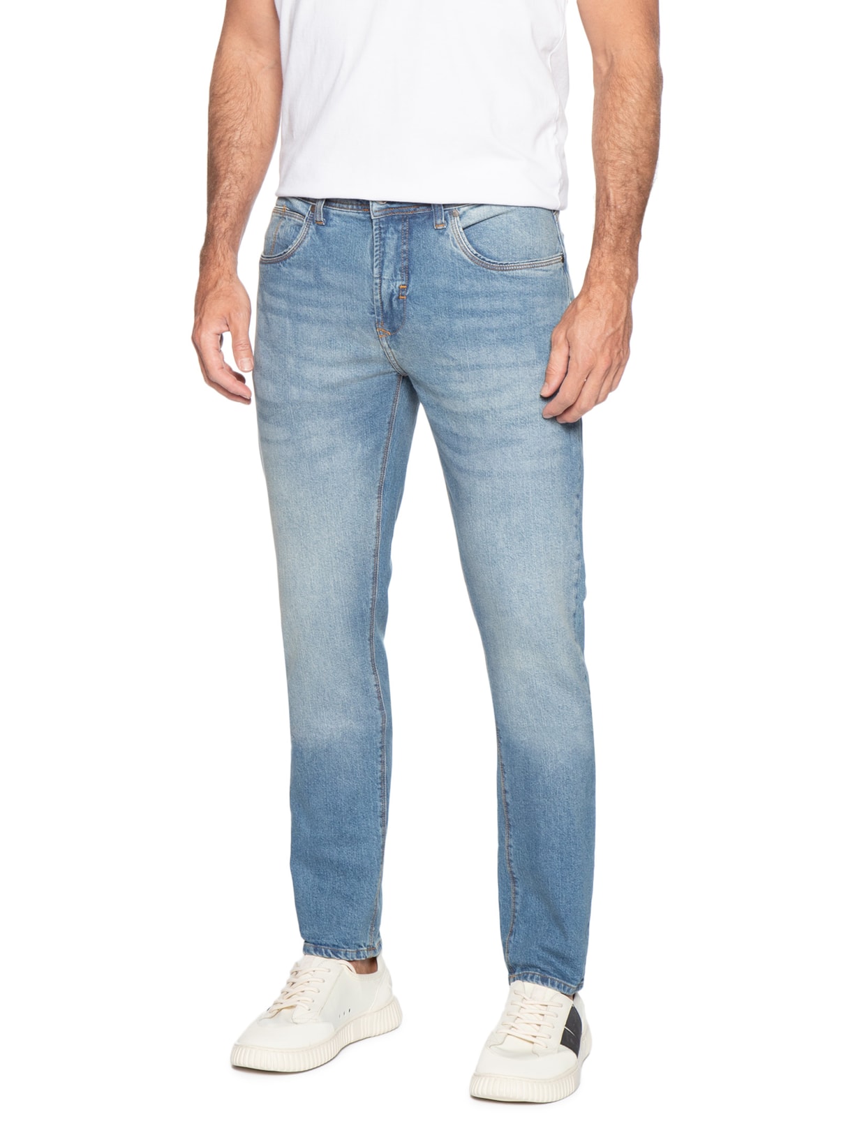 Calça Masculina Slim Fit Jeans Brooklyn  Azul Pineapple