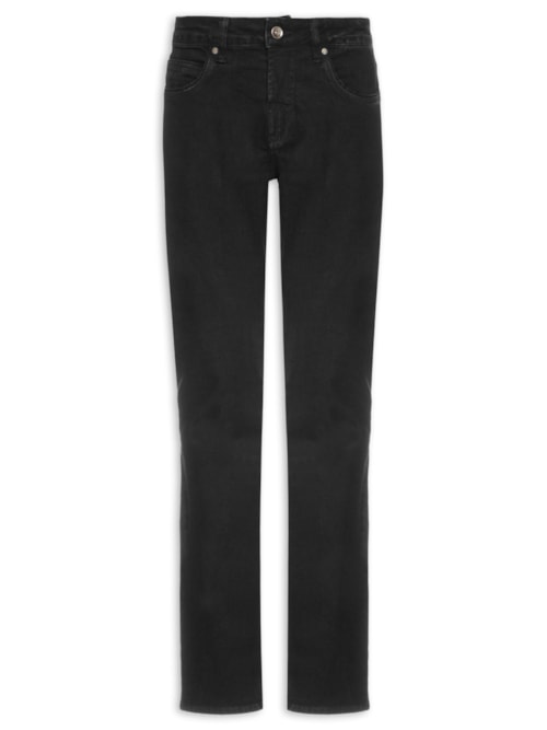 Calça Masculina Slim Fit Jeans - Preto