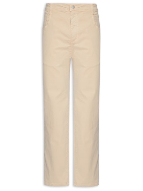 Calça Masculina Slim Jeans Denim E-Color - Bege