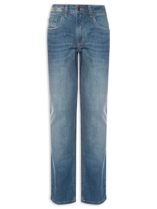 Calça Masculina Slim Jeans New Confort Black Slim Fit - Azul
