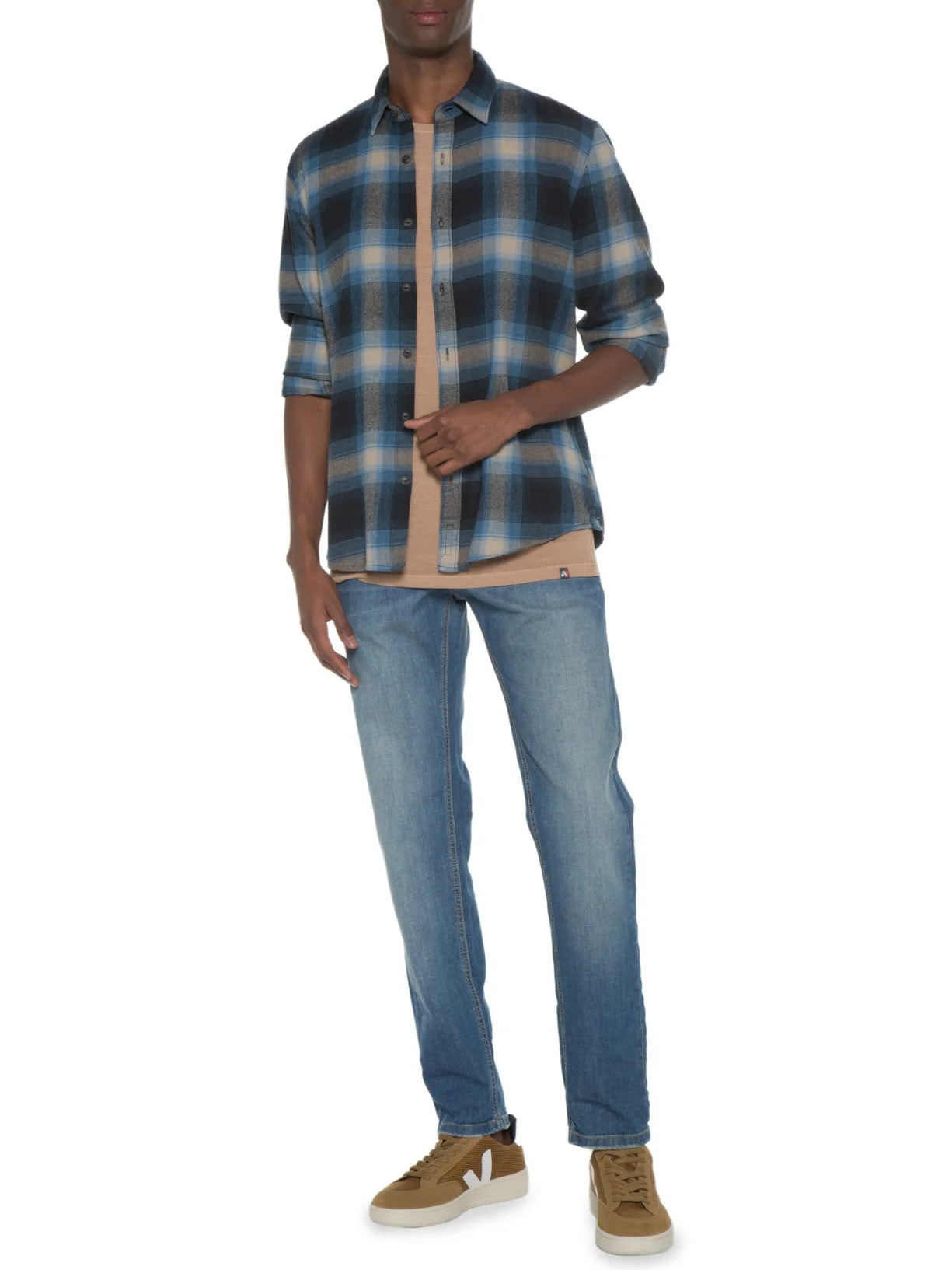 Calça Masculina Slim Jeans New Confort Black Slim Fit Azul Osklen