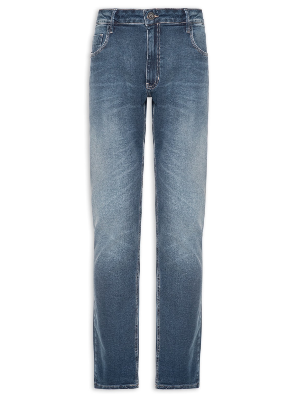 Calça Masculina Slim Low Mykonos - Azul