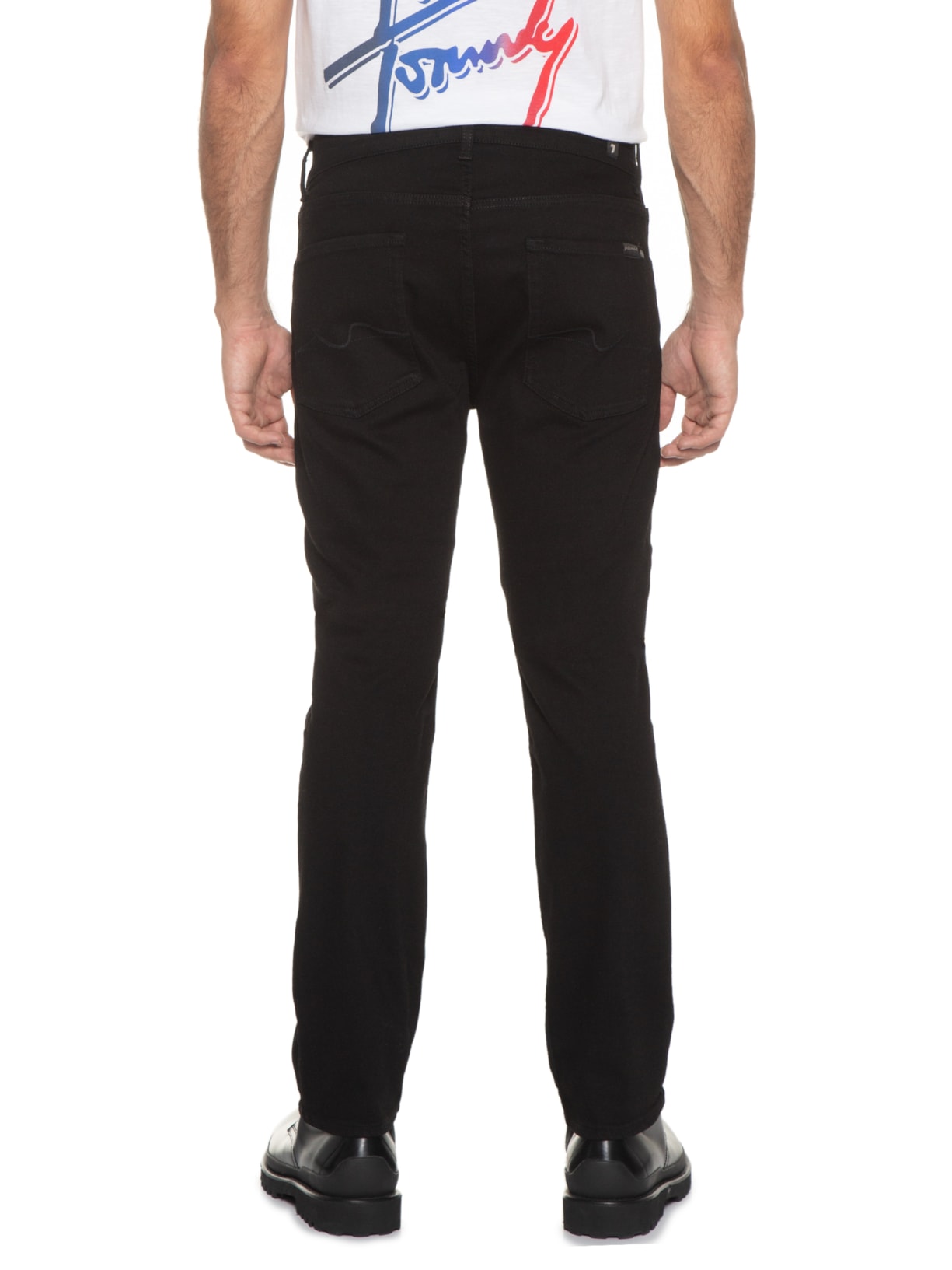 Calça Masculina Slimmy Luxe Performance Eco Rinse Preto 7 For All Mankind