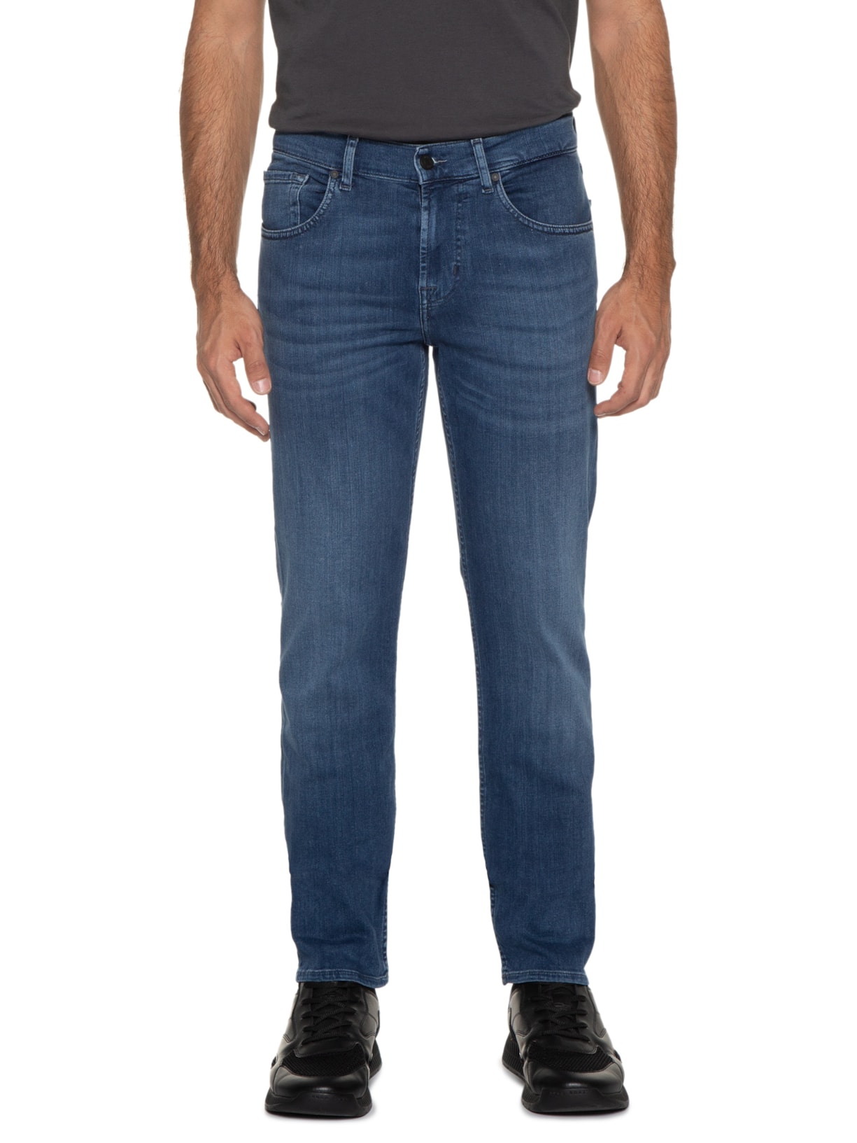 Calça Masculina Slimmy Luxe Performance Plus Mid Azul 7 For All Mankind