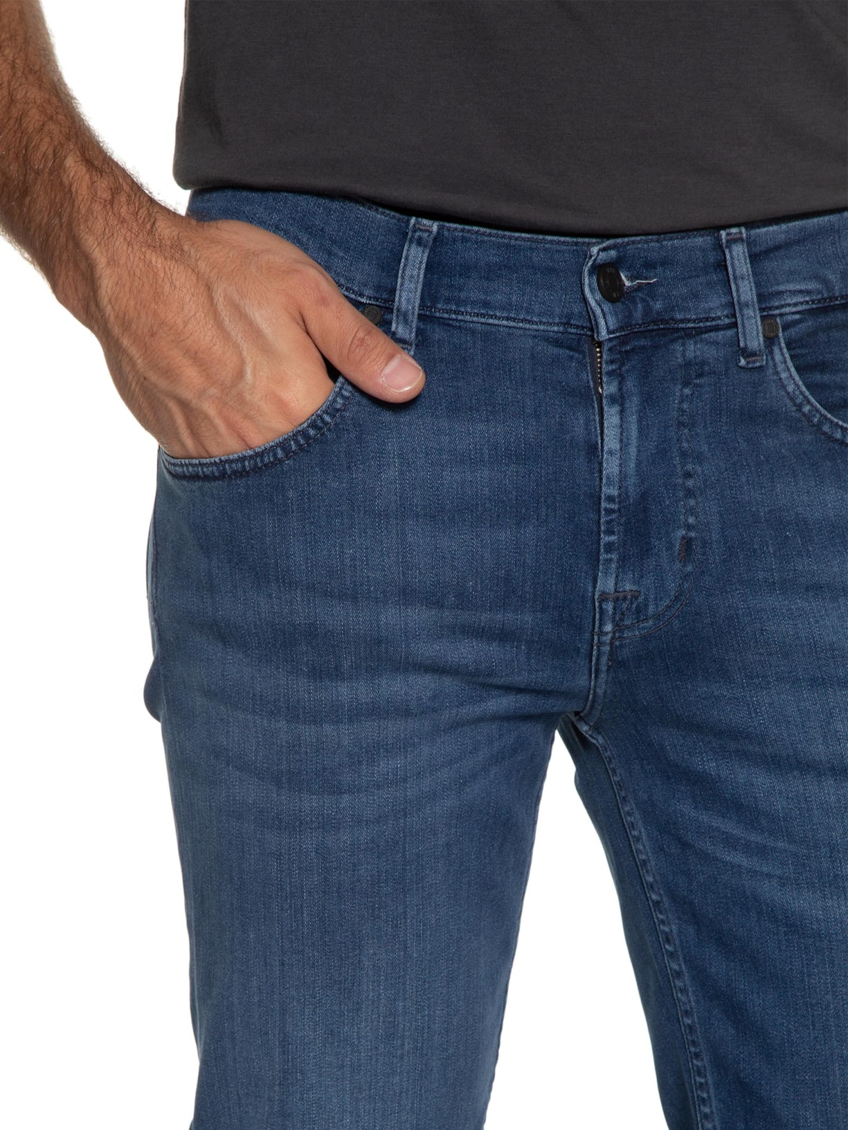 Calça Masculina Slimmy Luxe Performance Plus Mid Azul 7 For All Mankind
