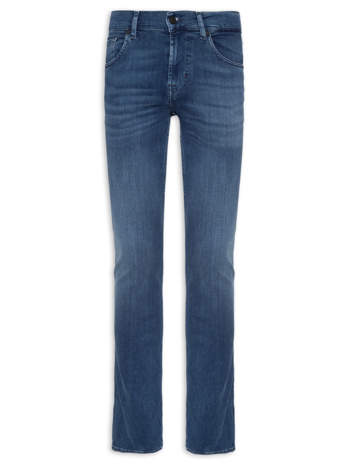 Calça Masculina Slimmy Luxe Performance Plus Mid - Azul