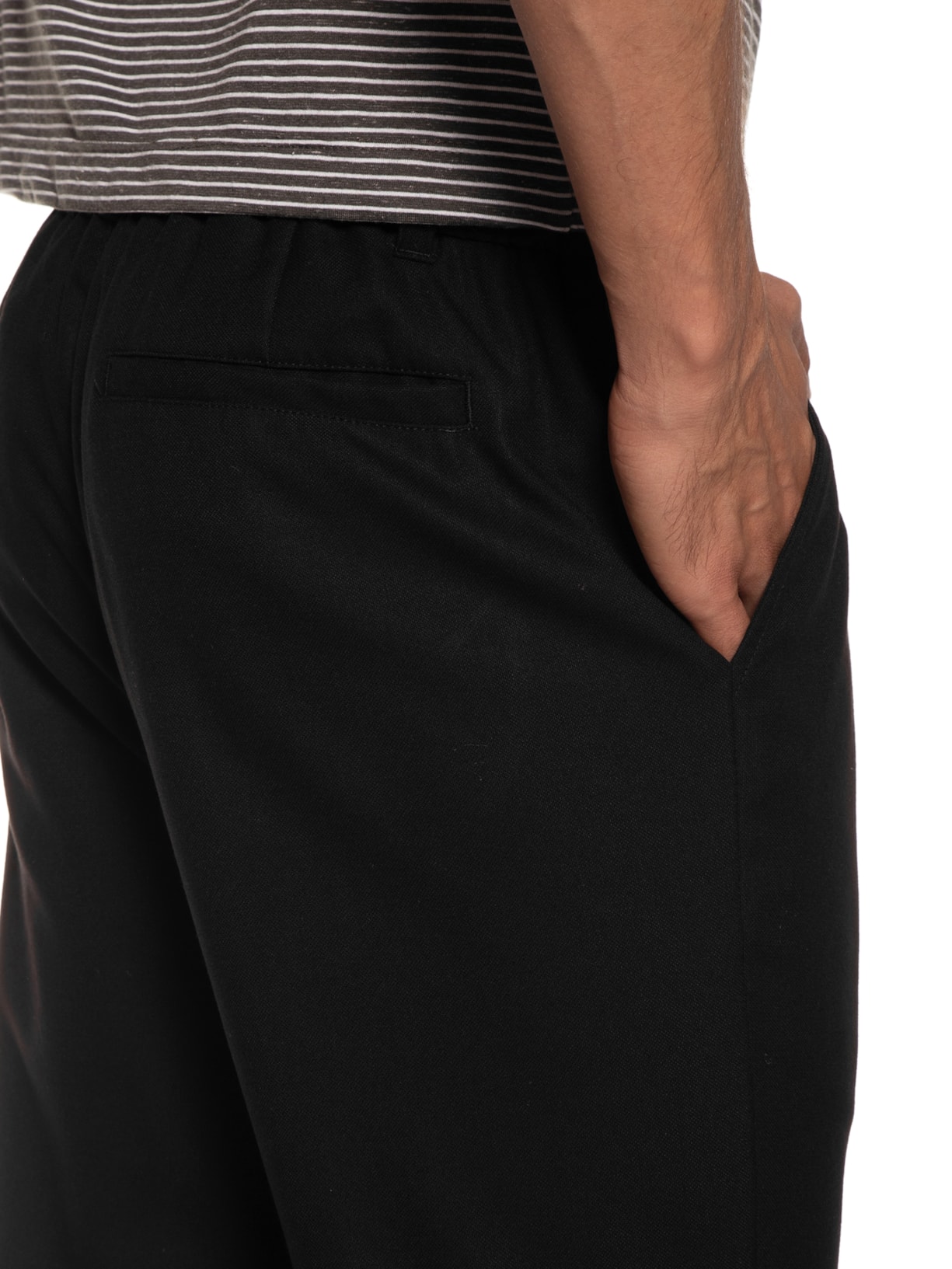 Calça Masculina Social Alfaiataria Knit Preto Osklen