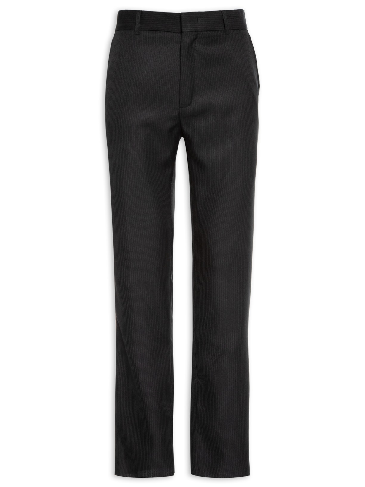 Calça Masculina Social Alfaiataria Risca De Giz - Preto