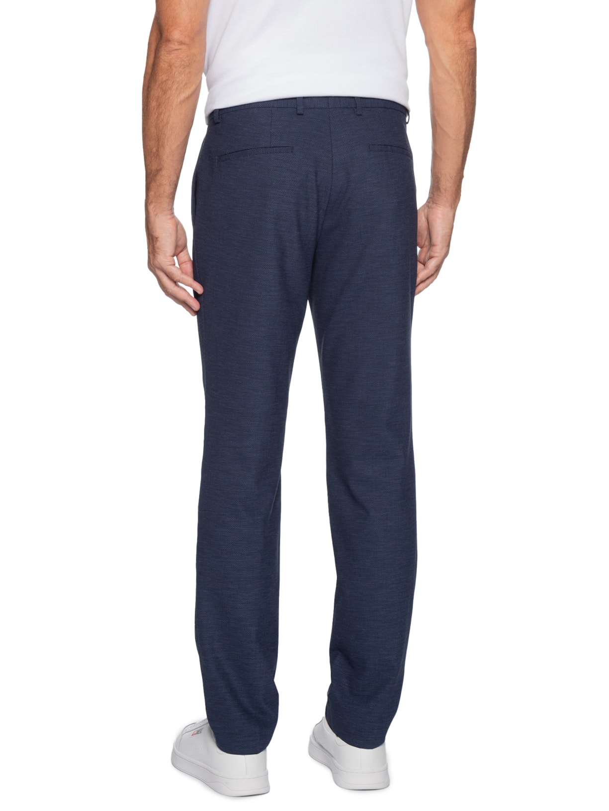 Calça Masculina Social Hesten Azul Hugo