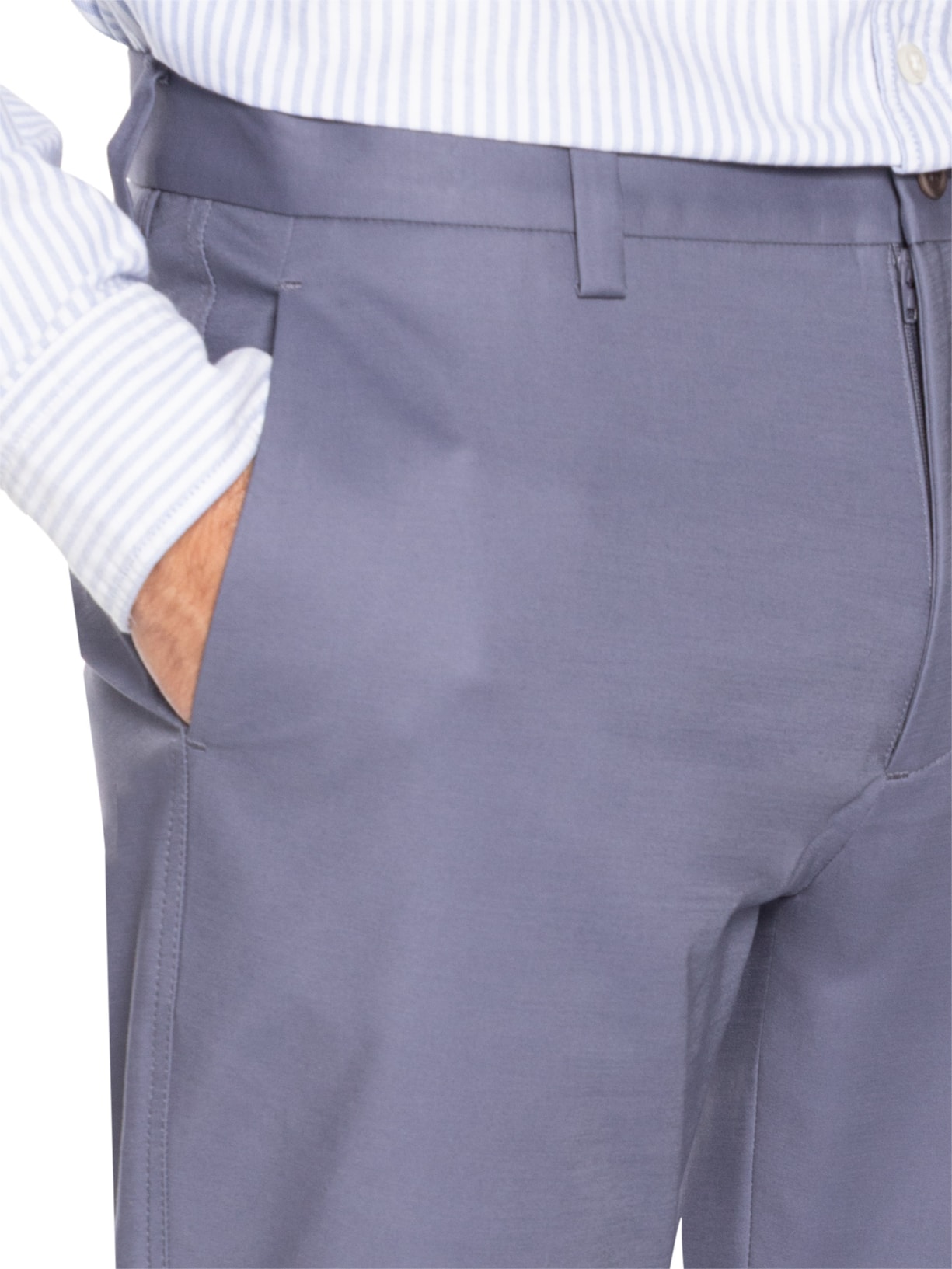 Calça Masculina Social Live Lisa Azul Ricardo Almeida