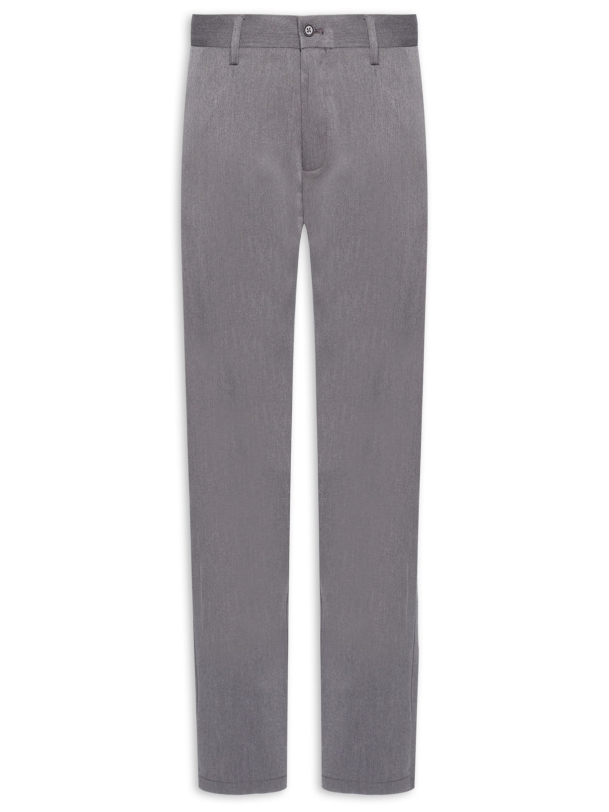 Calça Masculina Social Slim Básica - Cinza