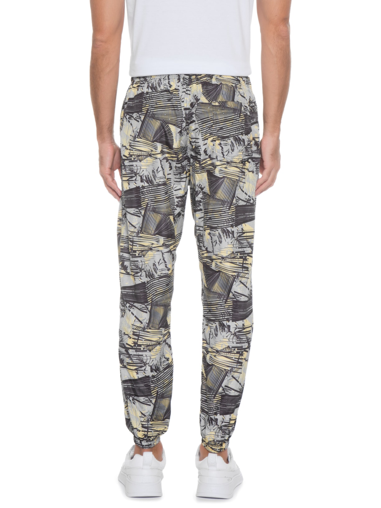 Calça Masculina Sport Nylon Cinza Torinno