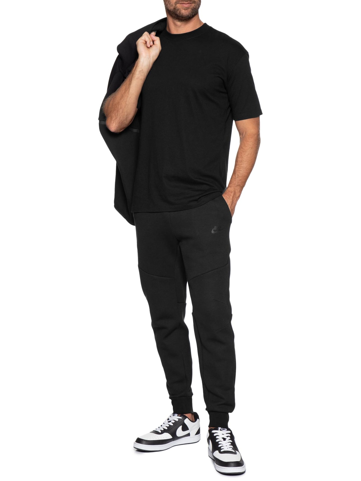 Calça Masculina Sportswear Tech Fleece Preto Nike