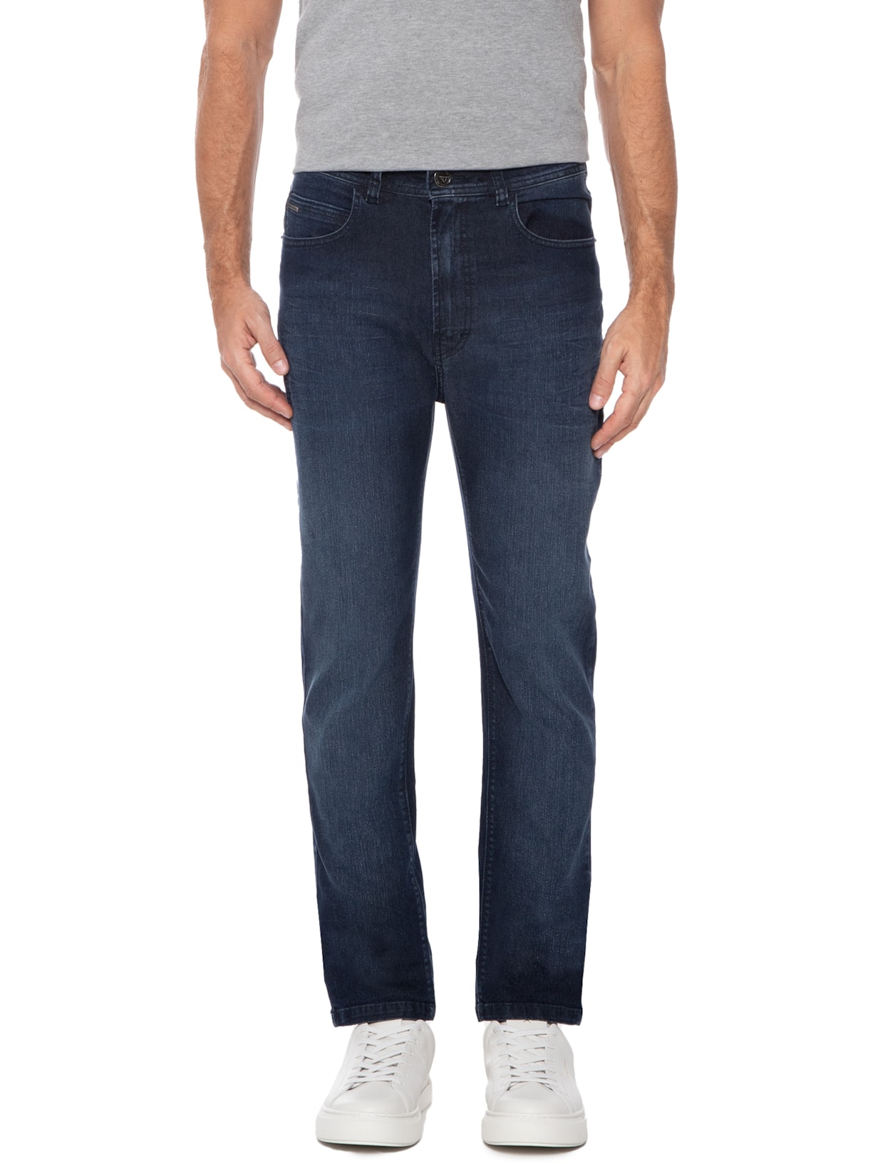 Calça Masculina Sprouting Ly Lii Slim 5 Pockets Azul Vr