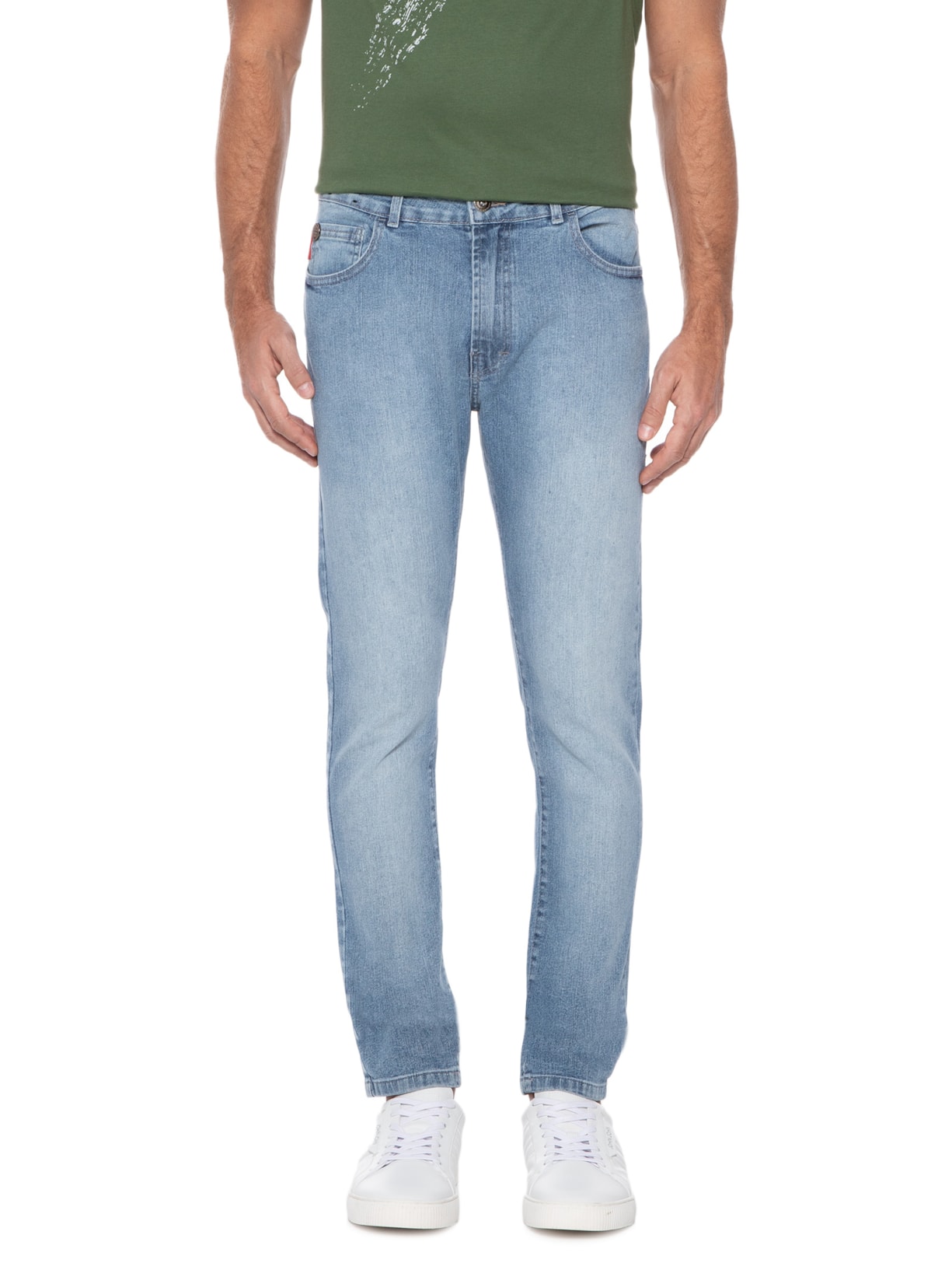 Calça Masculina Sprouting Ly Skinny Five Pockets Azul Ellus