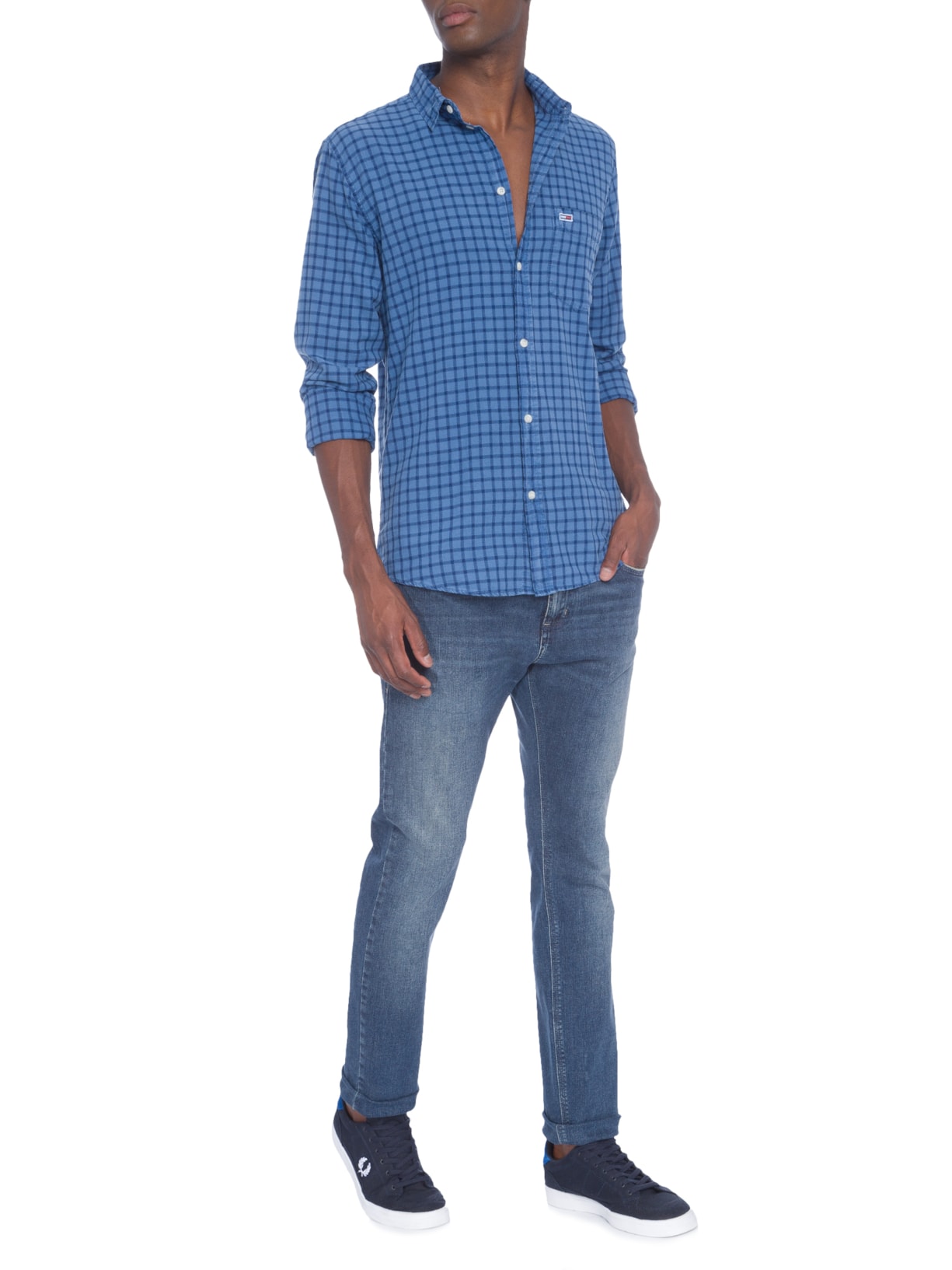 Calça Masculina Super Skinny Valverde Azul John John