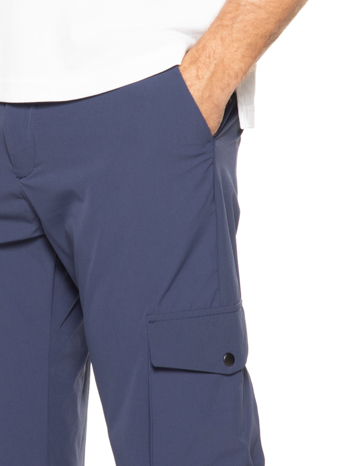 Calça Masculina Tech Alta Performance Cargo Azul  '2 Essential