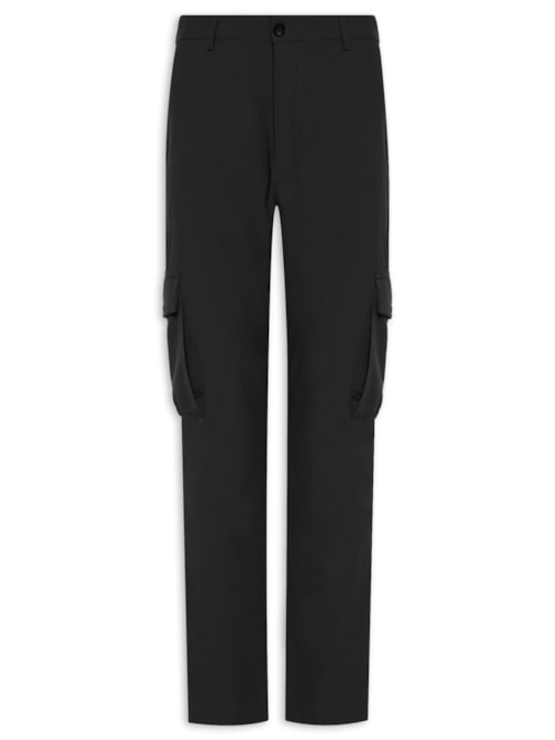 Calça Masculina Tech Alta Performance Cargo - Preto