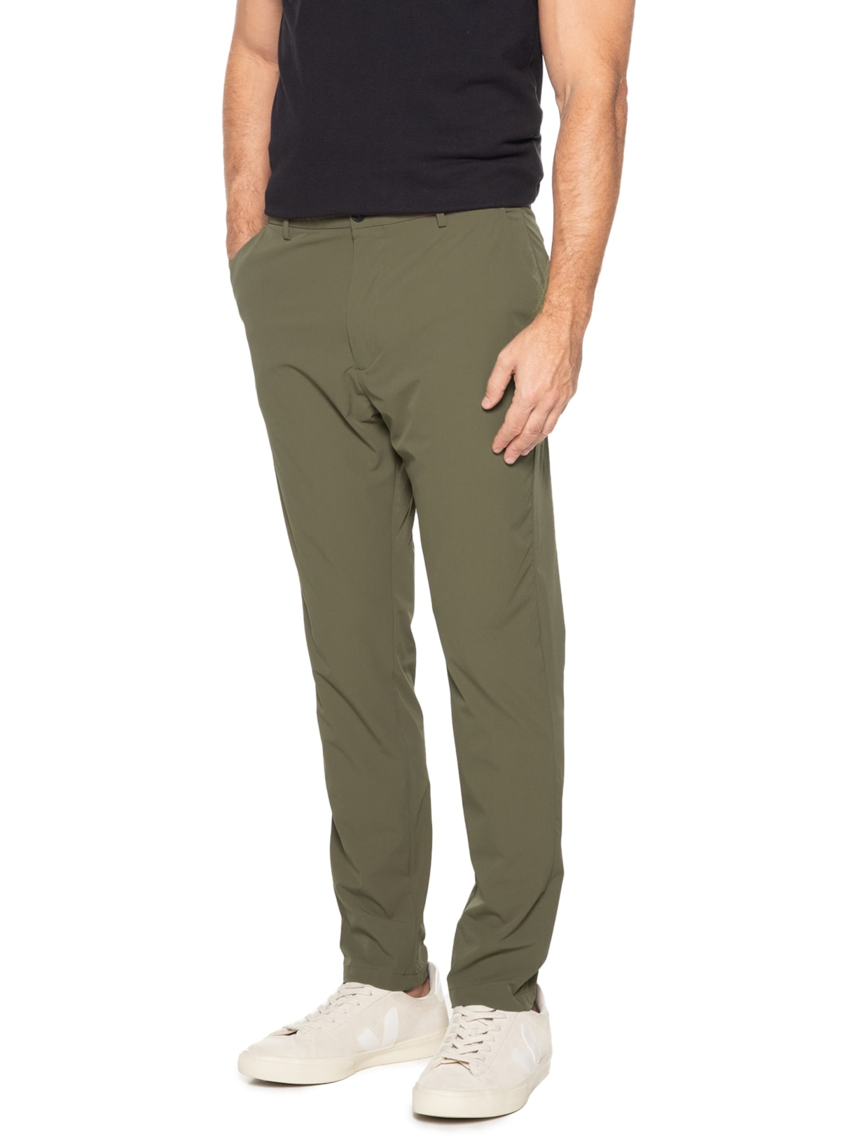 Calça Masculina Tech Alta Performance Slim Verde '2 Essential